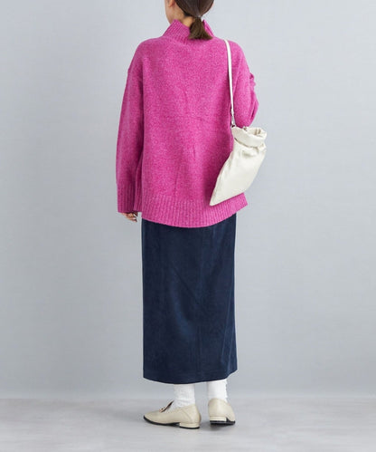 〈手洗い可能〉ストレッチ 細畝 コーデュロイ タイトスカート