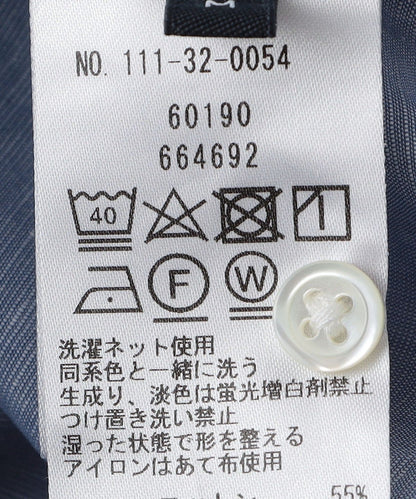 SHIPS: Herdmans コットン/リネン 7スリーブシャツ