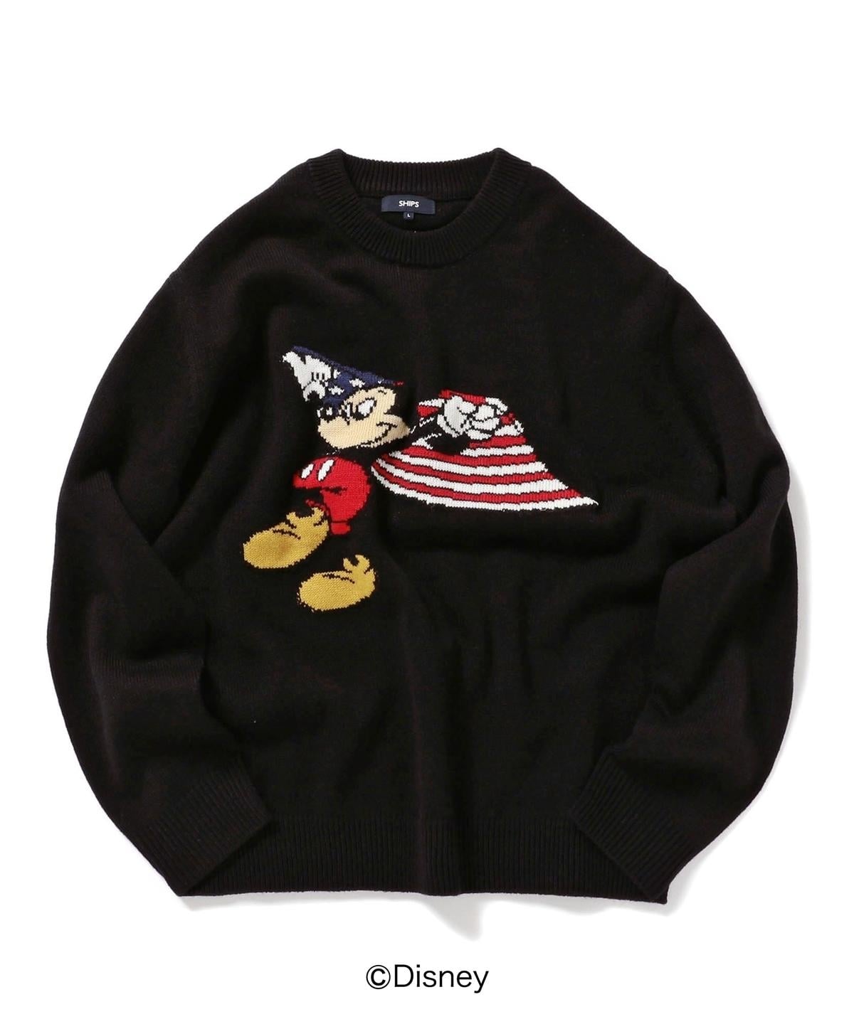 SHIPS DISNEY COLLECTION: ミッキー インターシャ ニット