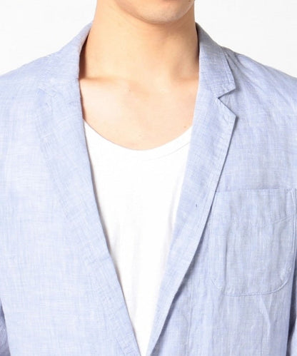 SHIPS JET BLUE: リネン/シャツジャケット 16SS