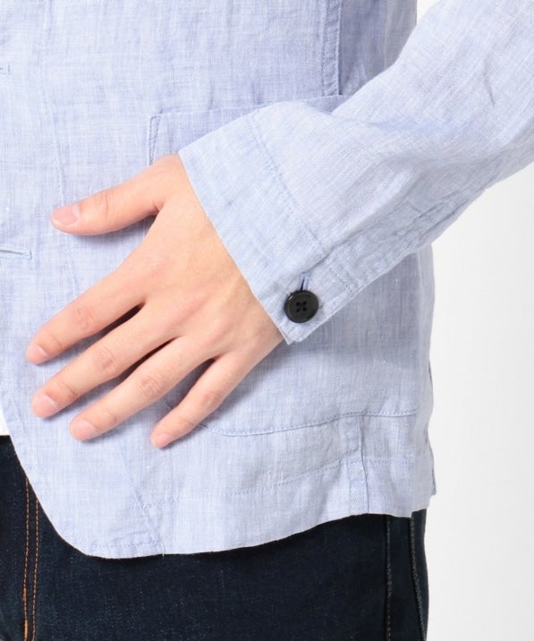 SHIPS JET BLUE: リネン/シャツジャケット 16SS