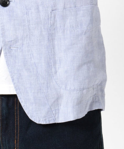 SHIPS JET BLUE: リネン/シャツジャケット 16SS