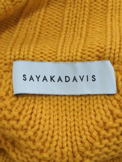 SAYAKA D:CABLE POMPOM SWEATER