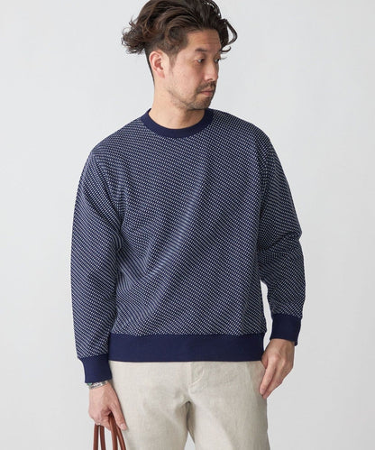 SHIPS: ジャカード バーズアイ ロングスリーブ カットソー (ロンT)