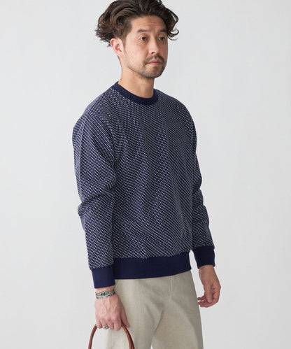 SHIPS: ジャカード バーズアイ ロングスリーブ カットソー (ロンT)