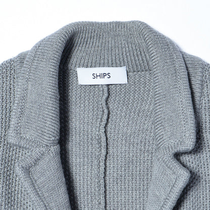 SHIPS:7G WOOL PIQUE 2B JKT