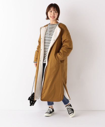 SHIPS any: ボア リバーシブル コート