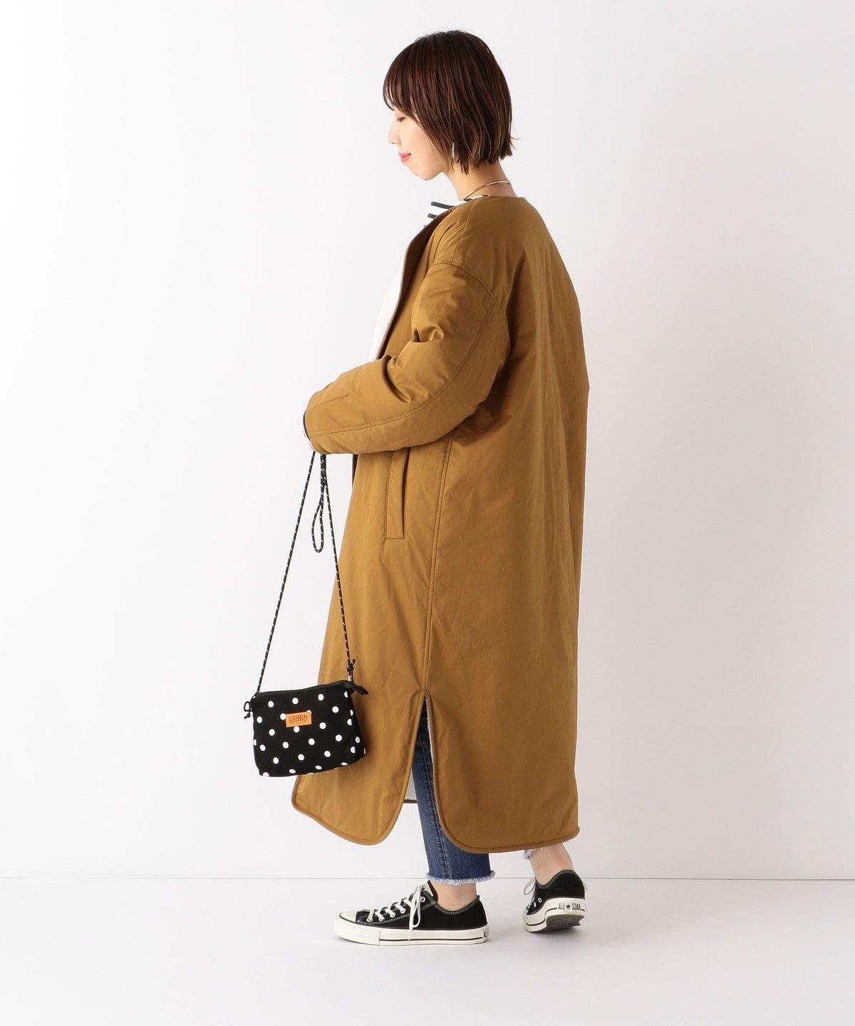 SHIPS any: ボア リバーシブル コート