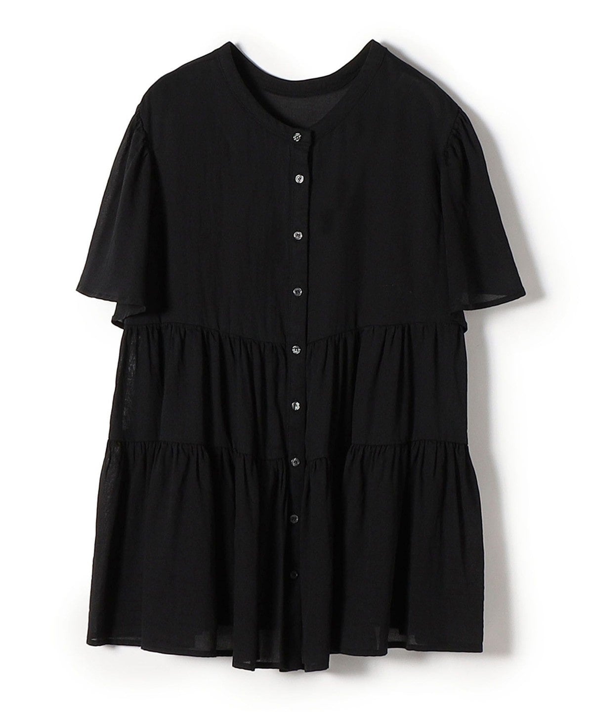 2WAY ガーメントティアードブラウス