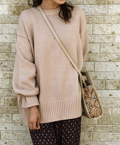 SHIPS Colors : バックスリット ルーズ ニット