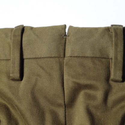 SD: 【ストレッチ】 コットン ドレスチノパンツ (オリーブ)