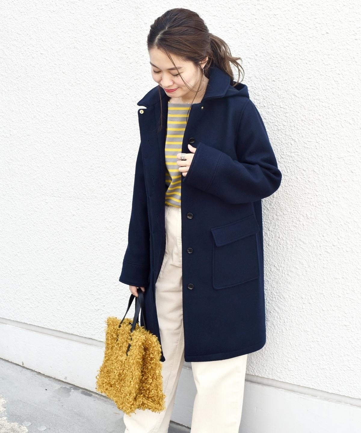 liflattie ships:ウールステンカラーコート