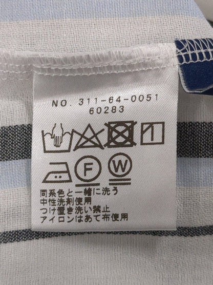 マルチストライプコットンブラウス