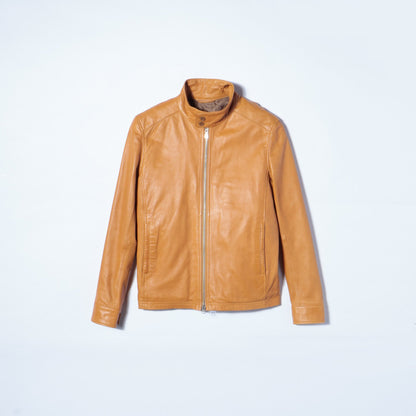 SHIPS:LAMB LEATHER DOGEAR BL