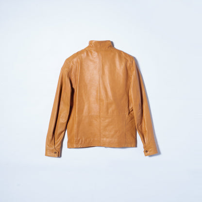 SHIPS:LAMB LEATHER DOGEAR BL