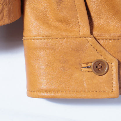 SHIPS:LAMB LEATHER DOGEAR BL