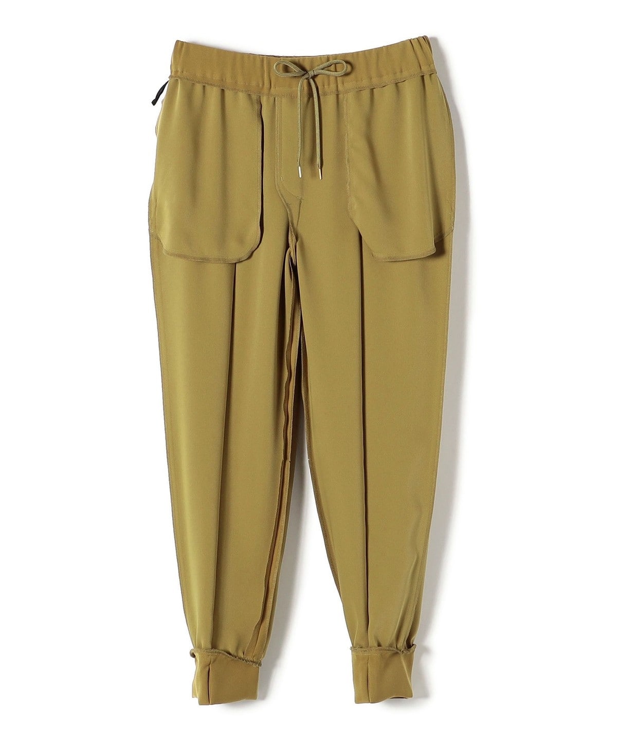 〈手洗い可能〉スリットドロストパンツ