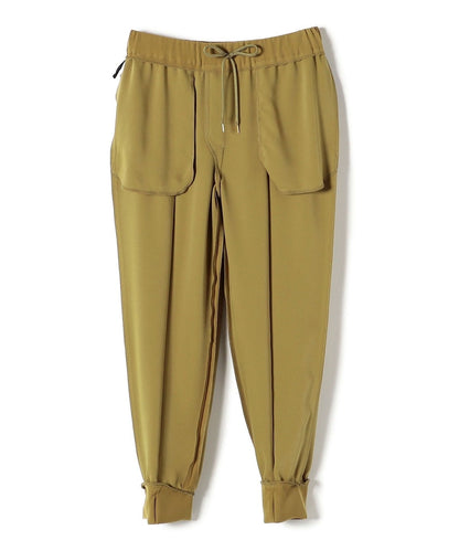 〈手洗い可能〉スリットドロストパンツ