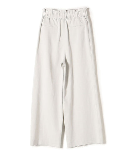 〈手洗い可能〉麻レーヨンスラブラップパンツ