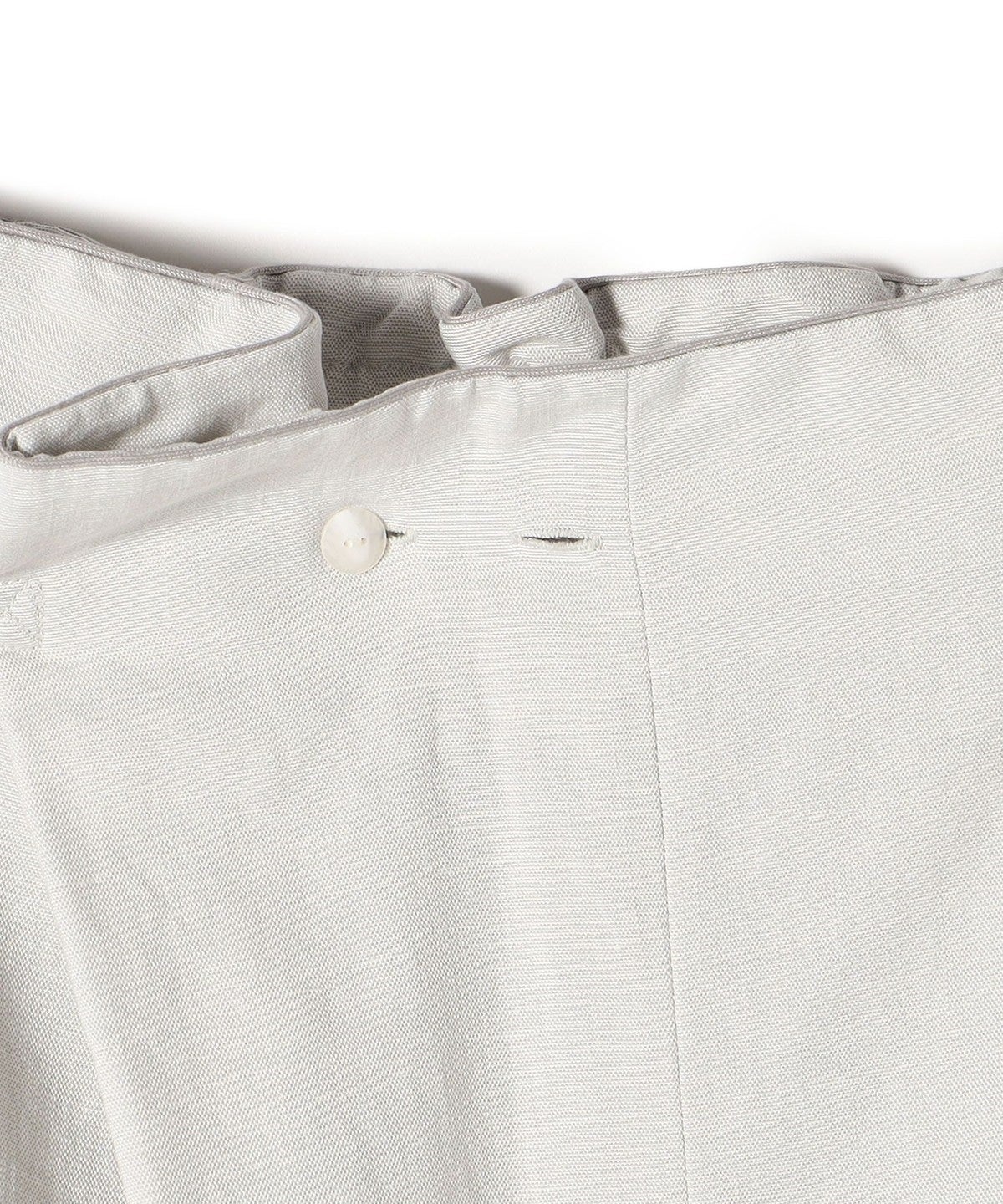 〈手洗い可能〉麻レーヨンスラブラップパンツ