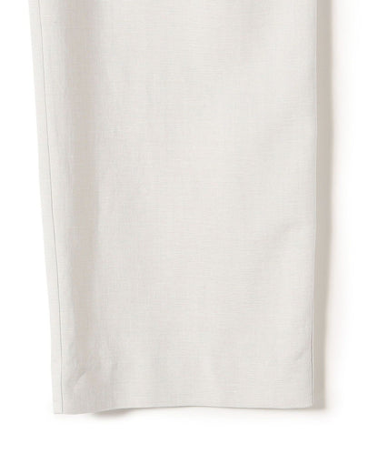 〈手洗い可能〉麻レーヨンスラブラップパンツ