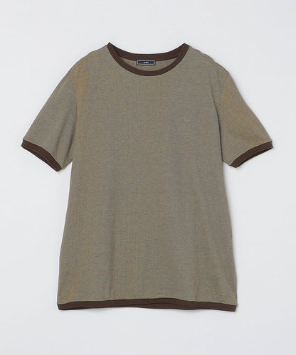 SHIPS: バーズアイ クルーネック Tシャツ