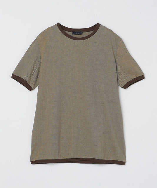 SHIPS: バーズアイ クルーネック Tシャツ