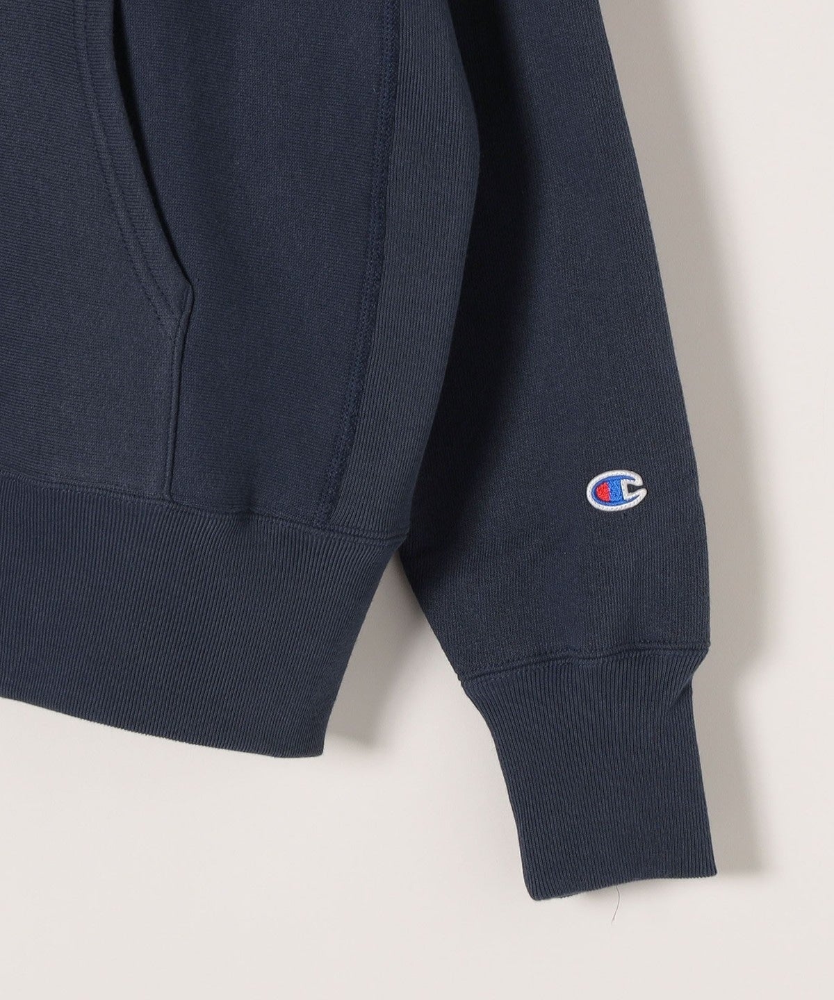 Champion:〈ウォッシャブル〉リバースウィーブ カレッジ ロゴ フーディー