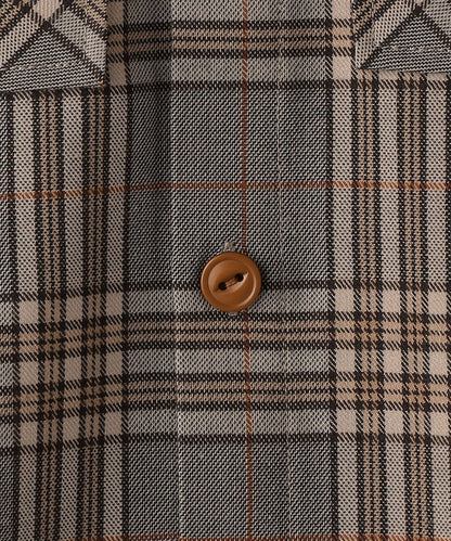 SHIPS KIDS:100〜130cm / グレンチェック セット シャツ