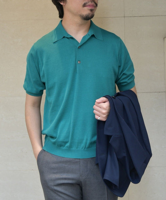 SHIPS:シーアイランド コットン ニットポロ