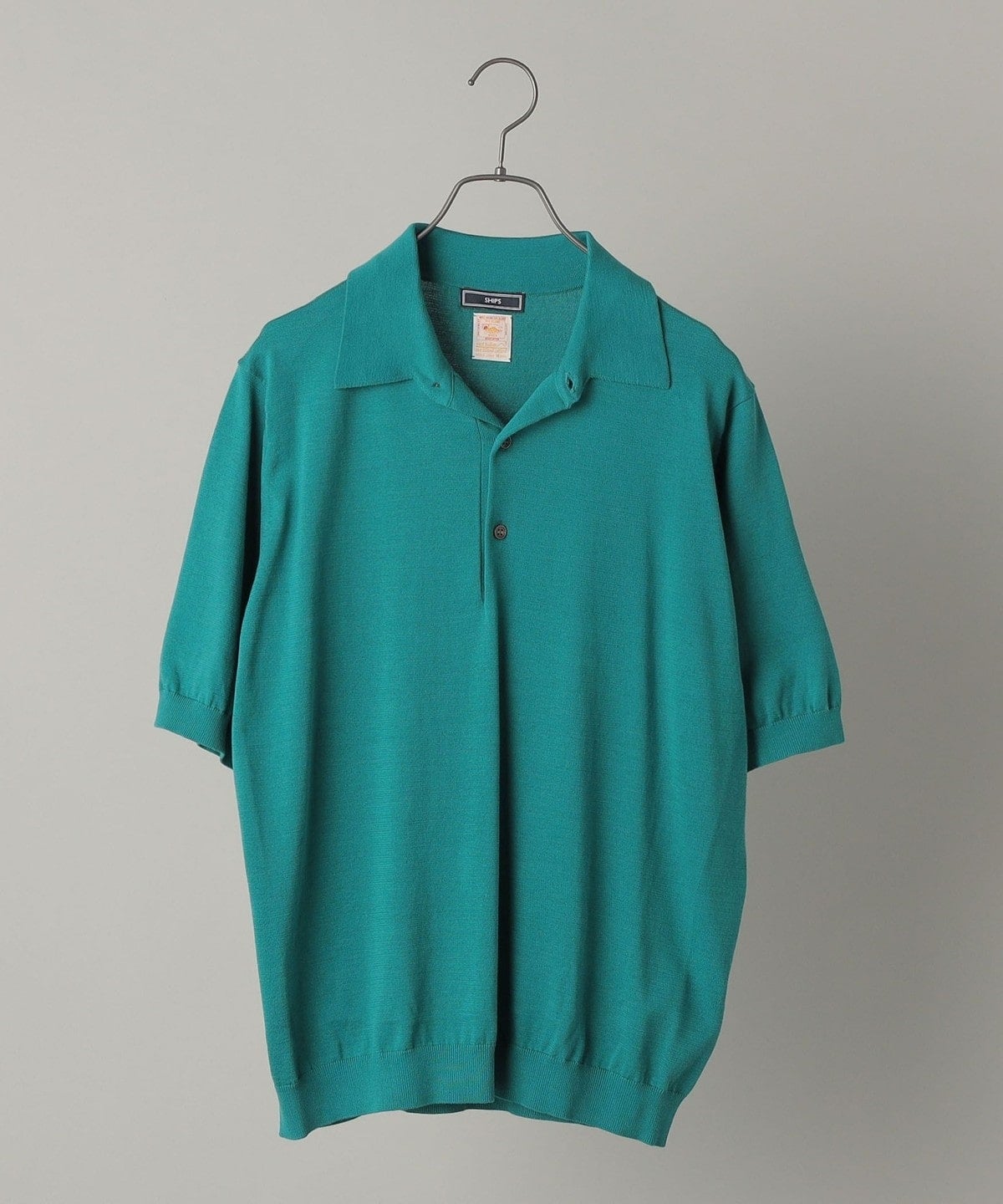 SHIPS:シーアイランド コットン ニットポロ