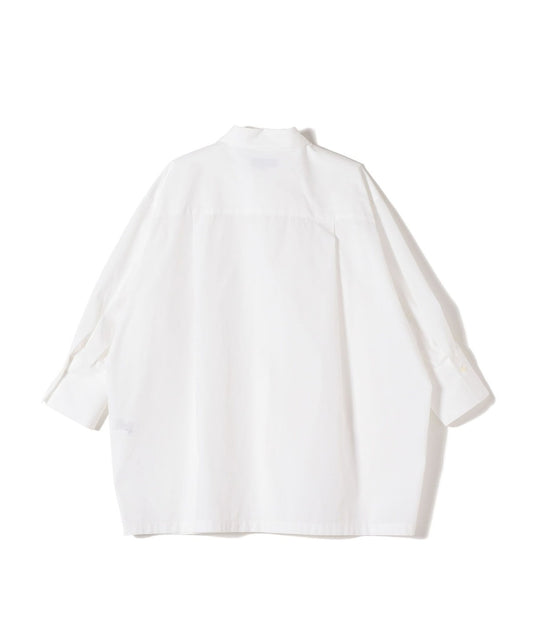 PrimaryNavyLabel:コットンナイロンシャツブラウス