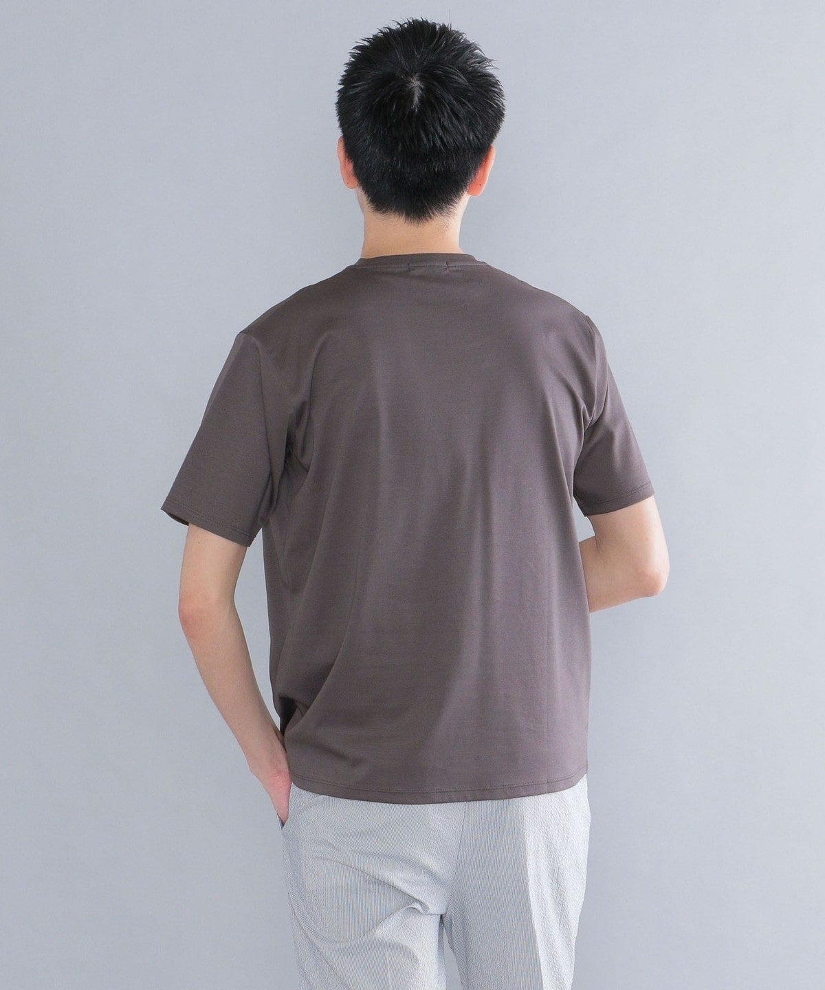 SHIPS: ALBINI クルーネック 無地 Tシャツ