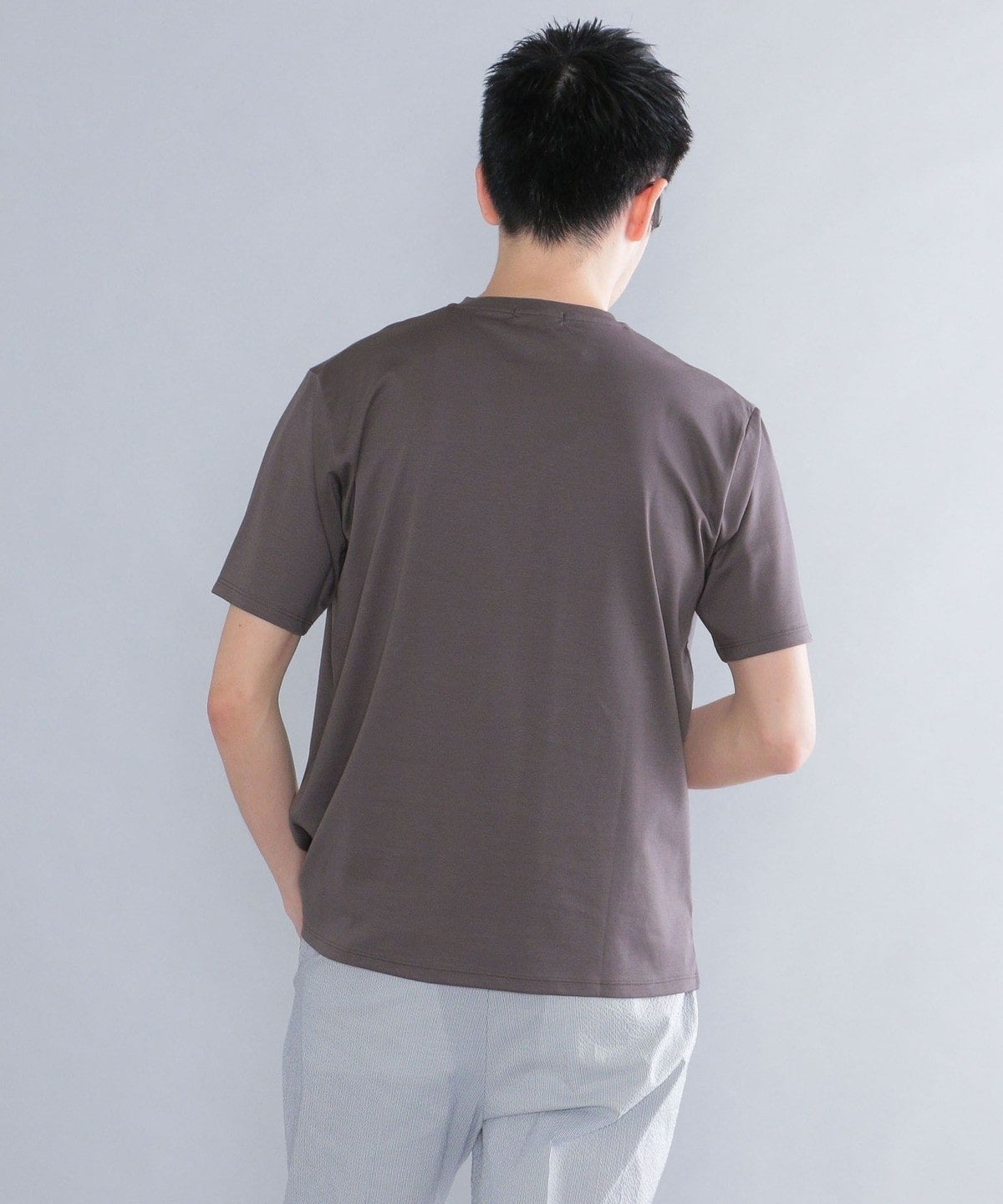 SHIPS: ALBINI クルーネック 無地 Tシャツ