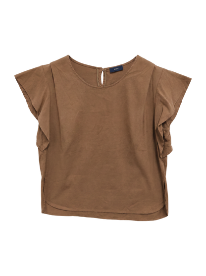 SHIPS:LNN/RY RUFFLE SLEEVE BL
