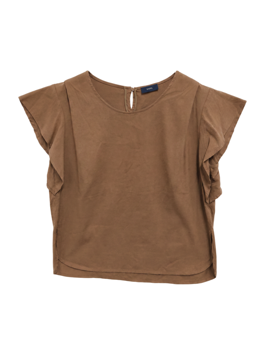 SHIPS:LNN/RY RUFFLE SLEEVE BL