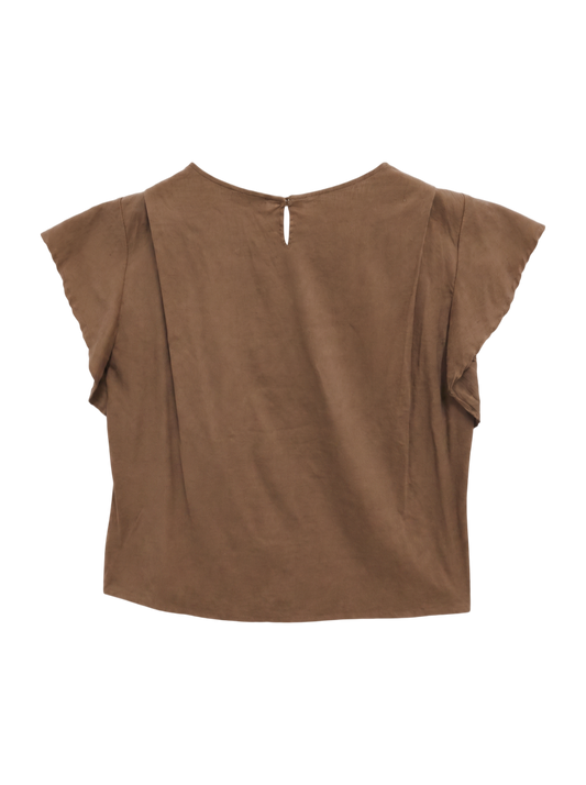 SHIPS:LNN/RY RUFFLE SLEEVE BL