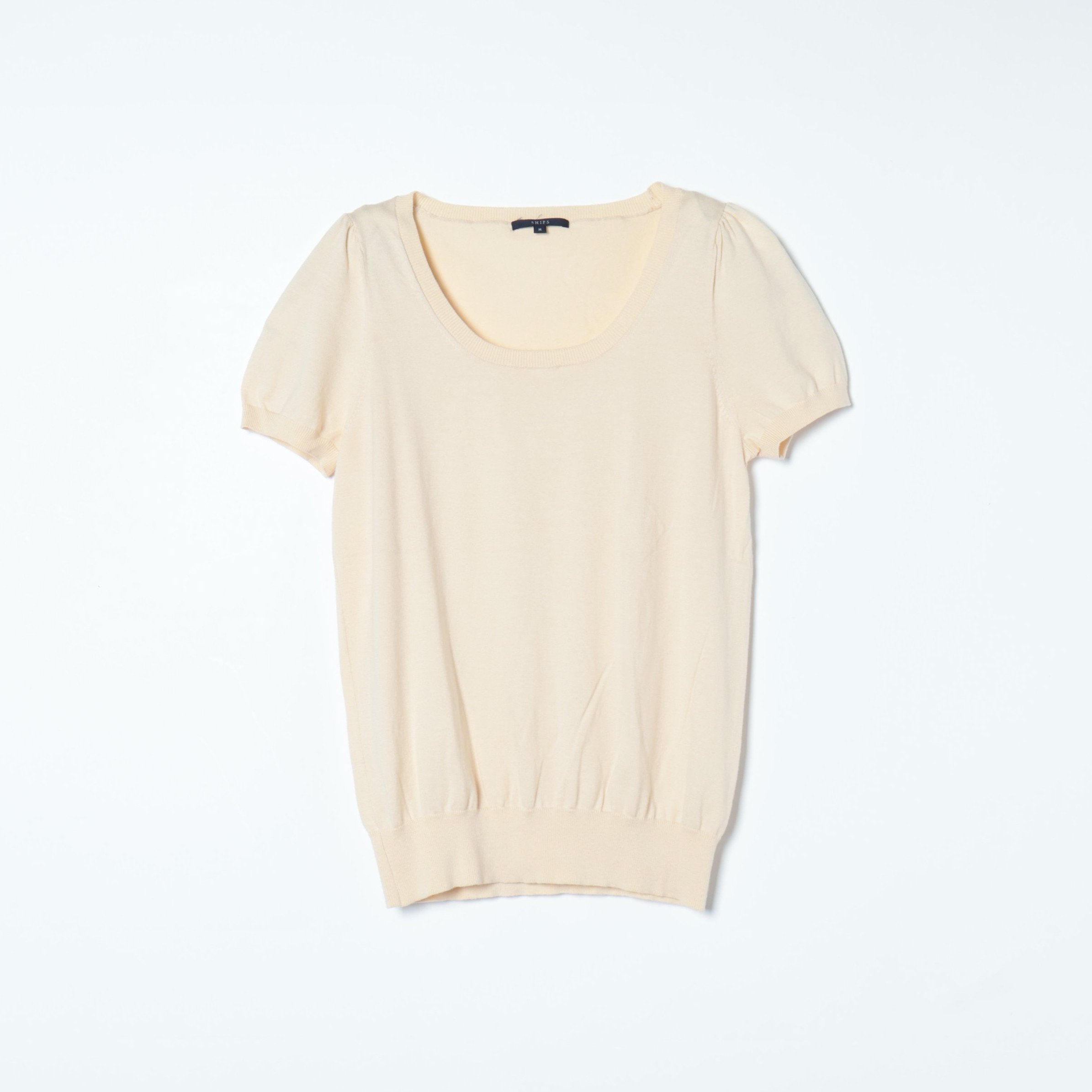 「SHIPS any」 半袖ニット ONE SIZE ベージュ レディース SHIPS 「SHIPS」 半袖ニット ONE SIZE ベージュ レディース