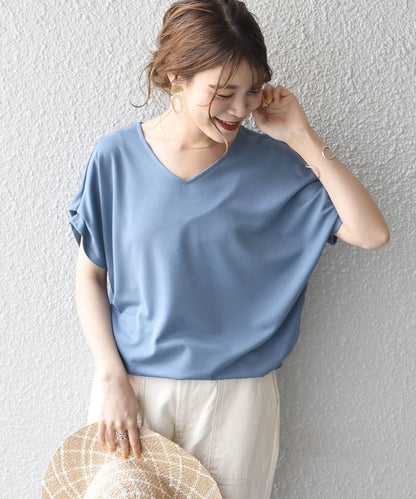 〈手洗い可能〉サンドウォッシュドルマンスリーブ