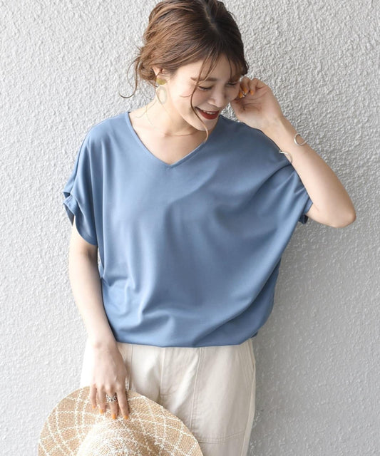 〈手洗い可能〉サンドウォッシュドルマンスリーブ