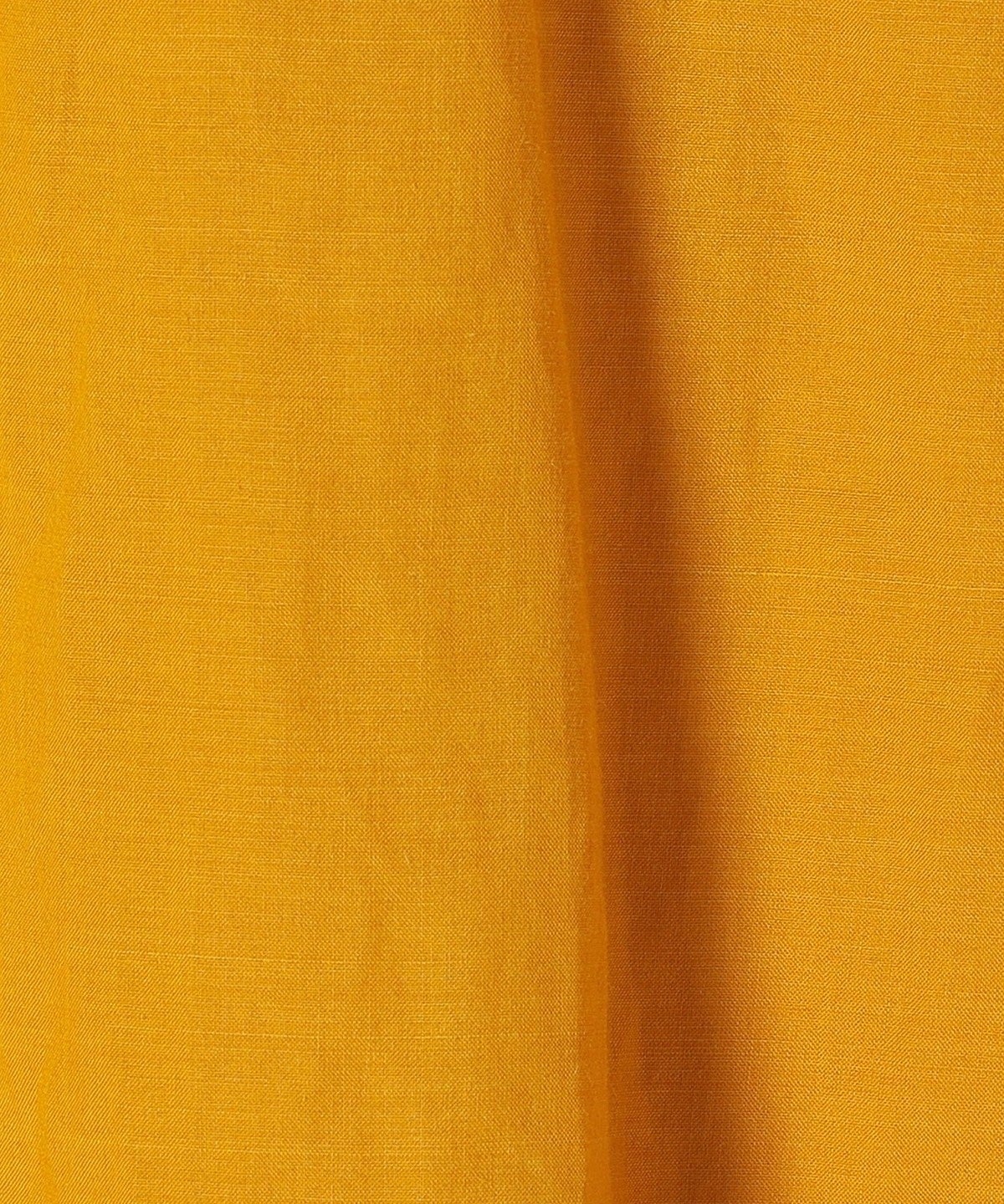 〈手洗い可能〉麻混 バンドカラー 半袖 ブラウス