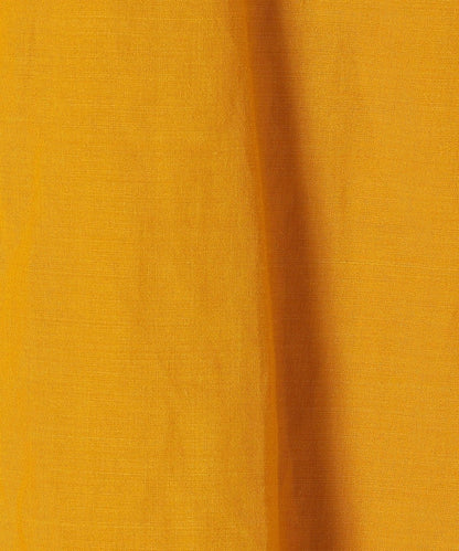 〈手洗い可能〉麻混 バンドカラー 半袖 ブラウス