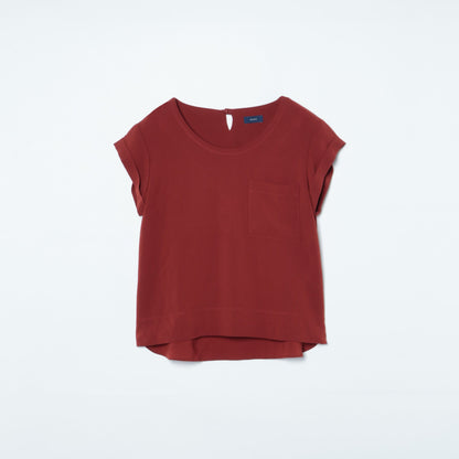 SHIPS:1412 TWILL POCKET T-BL
