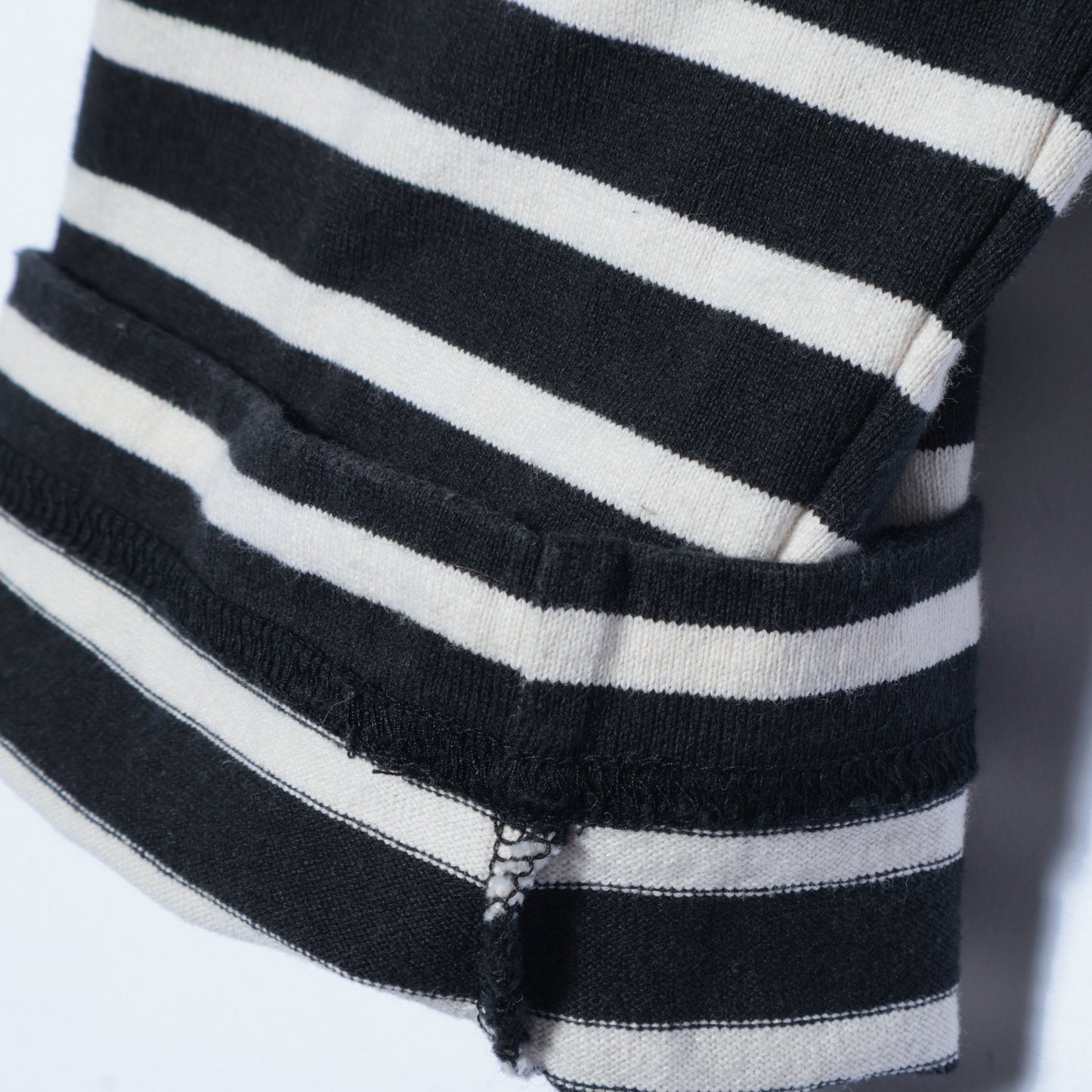 SHIPS Primary Navy Label:〈洗濯機可能〉ボリューム ワイド ボーダー プルオーバー