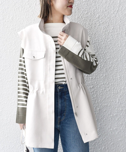 〈手洗い可能〉オックスドライタッチジレ