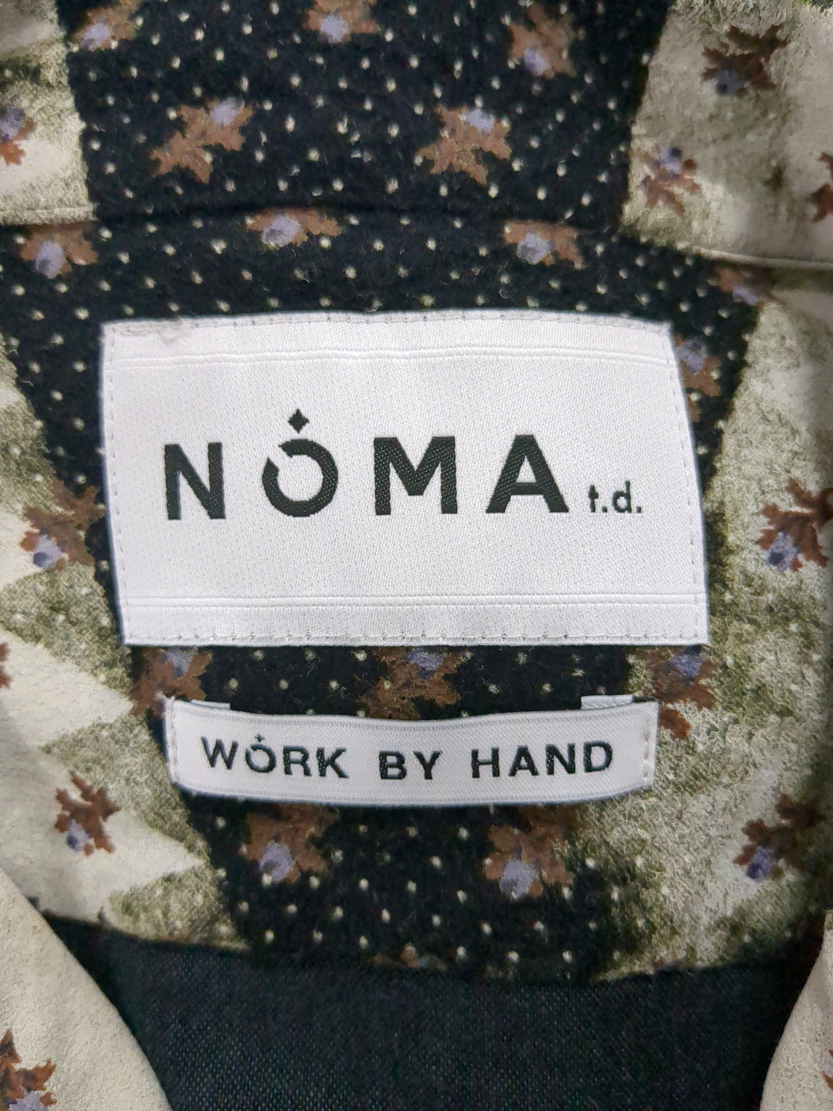 NOMA t.d.:フランネル オープン カラー シャツ