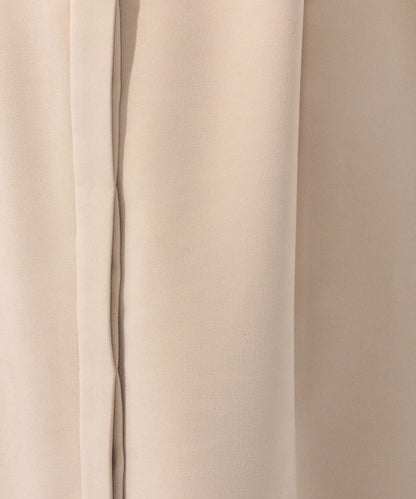 〈手洗い可能〉フェイクスエード羽織りワンピース