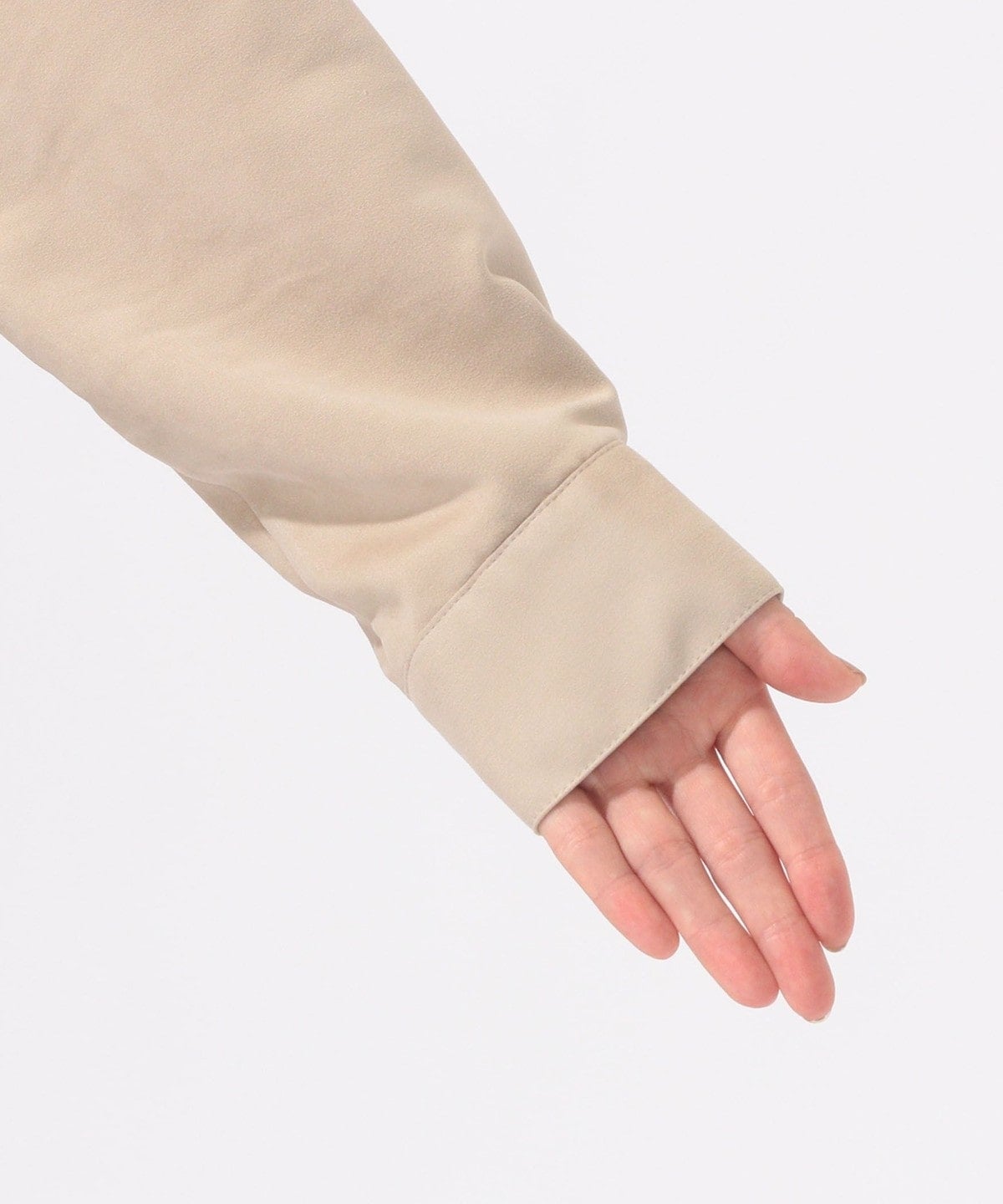 〈手洗い可能〉フェイクスエード羽織りワンピース