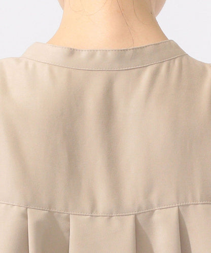 〈手洗い可能〉フェイクスエード羽織りワンピース