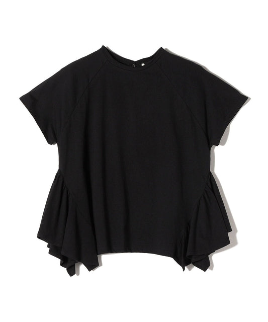 0 x ones:〈洗濯機可能〉サイド スリット フリル TEE